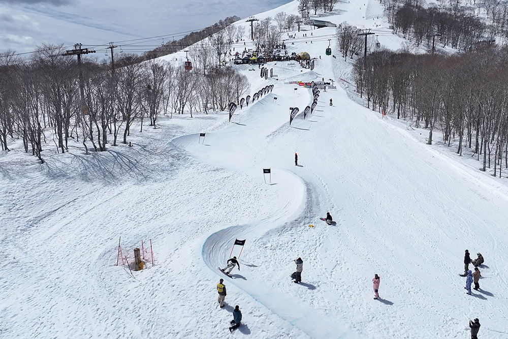 バンクドスラローム写真