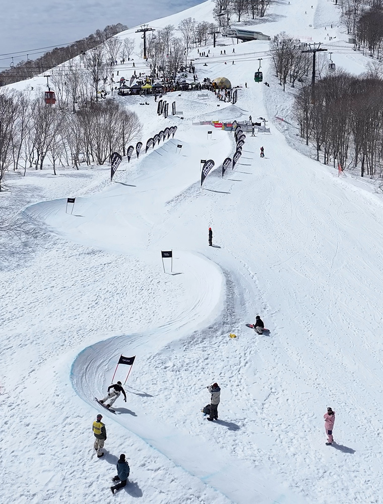 バンクドスラローム写真